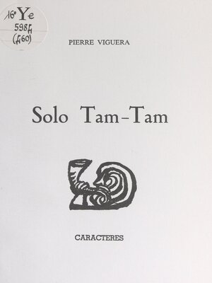 cover image of Solo tam-tam